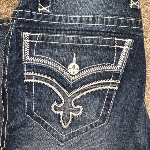 New Men’s Rock Revival Bootcut Jeans 32 Ben - Picture 2 of 8